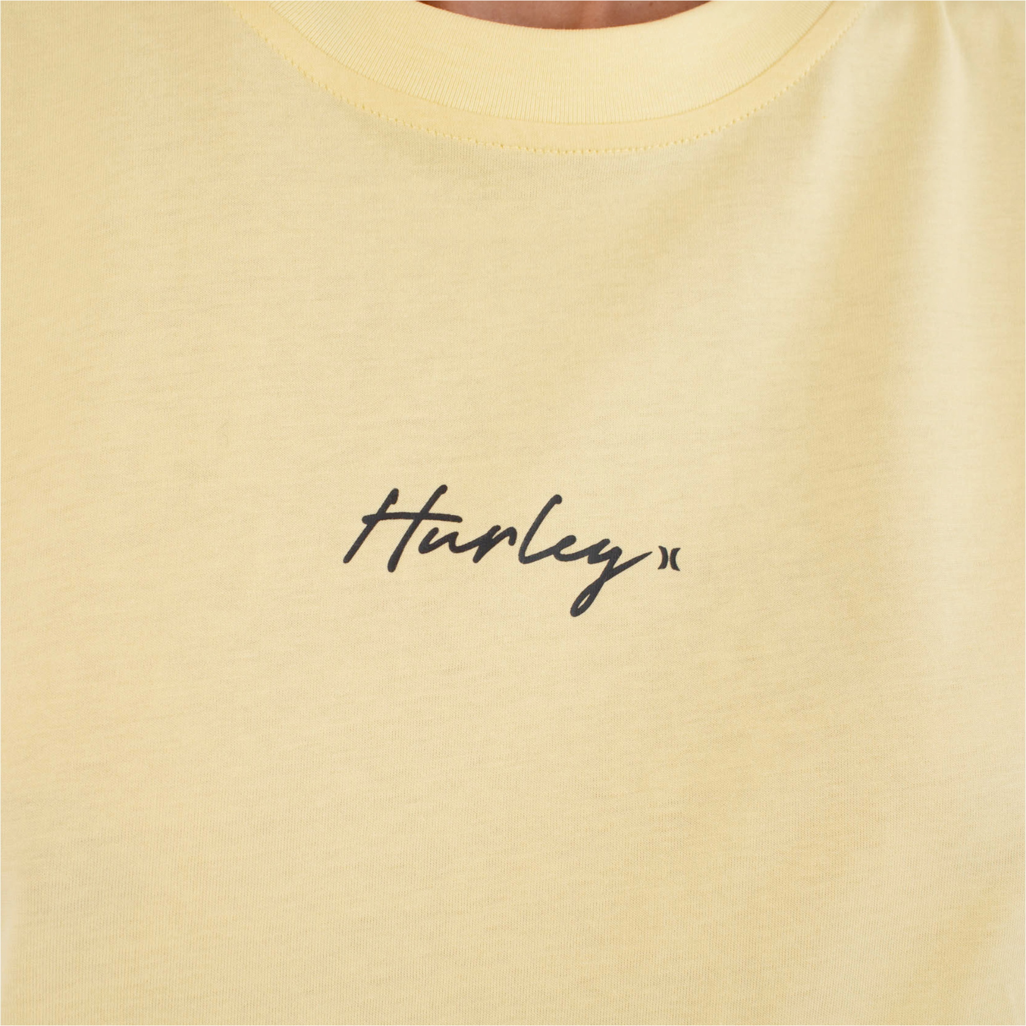 2026 Hurley Womens Script Regular Tee WTSEU00029 - Macadamia